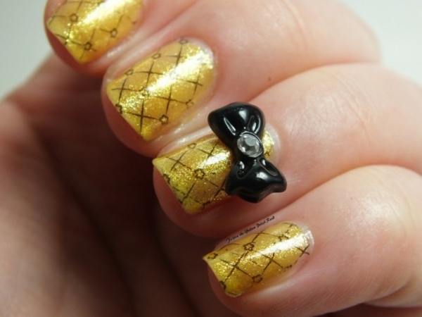 Zlatá klietka-akcenty-so stužkou-mašľa