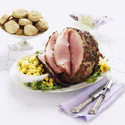 Krupicová šunka recept horčica ananás salsa estragón