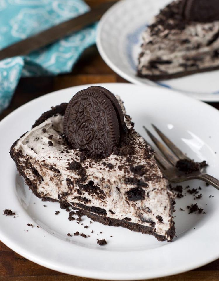 bezolejový oreo koláč bez laktózy Philadelphia vegan