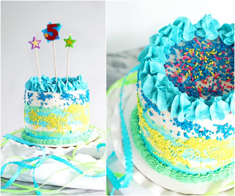 bezlaktózový koláč k detským narodeninám 5-ročný chlapec