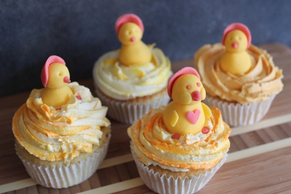 recepty na pečenie slepačie vajíčka košíčky ingrediencie na Veľkonočné obdobie Recepty na pečenie mláďatá vajíčka cupcakes nápady veľkonočné koláčiky