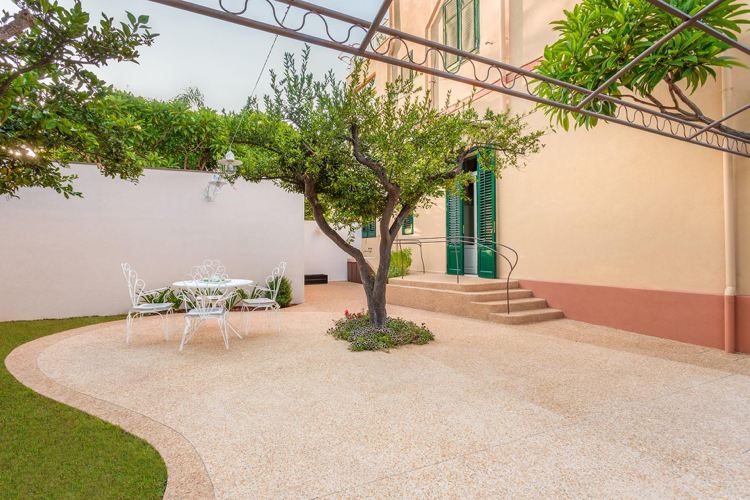 Stredomorská záhradná epoxidovo viazaná kamienková piesková farba