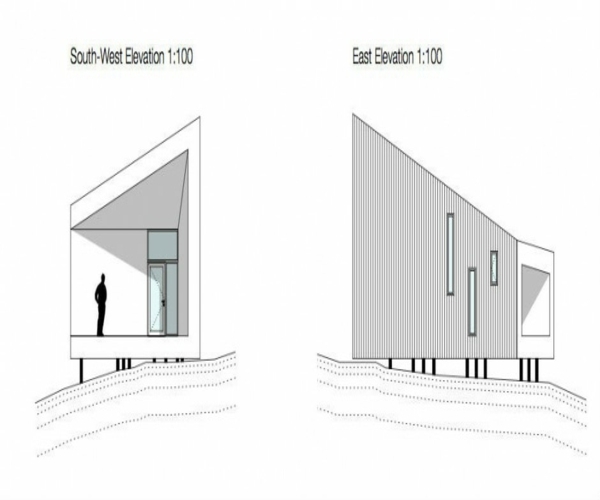 minimalistický moderný plán