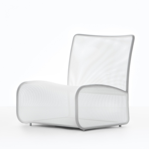 moderné kreslo nuvola di luce natevo biela sieťovina Dizajnové kreslo nuvola di luce natevo biela sieťovina