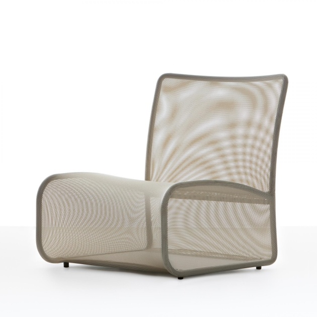 Kreslo nuvoladiluce natevo sieťovina béžová svetelný panel Dizajnové kreslo nuvoladiluce natevo mesh béžové