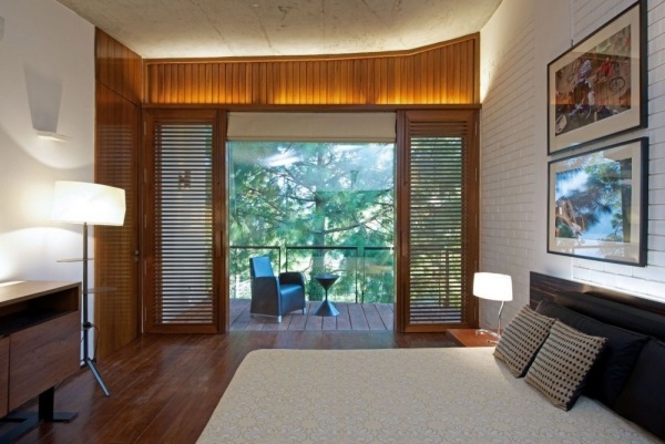 moderná chata Rajiv saini zariadenie spálne