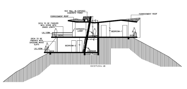 moderný architektov dom na kopci