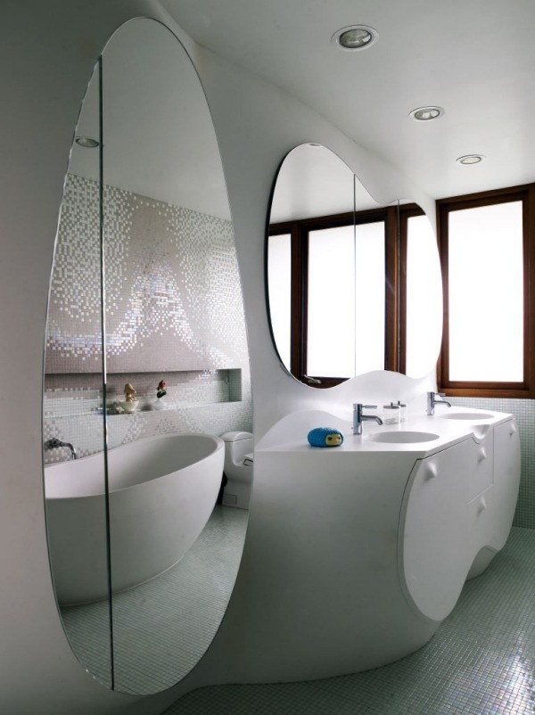 dom neobvyklých tvarov kúpeľňa dom angeles neobvyklé tvary kúpeľňa