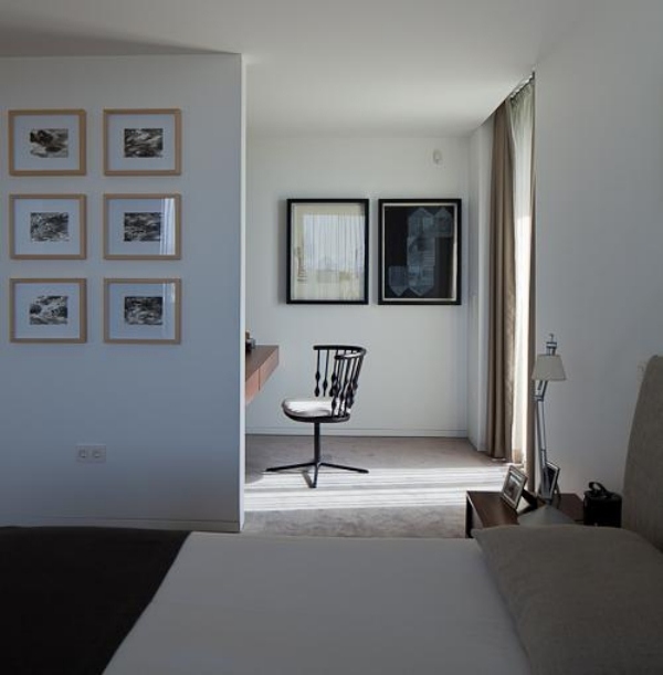 pracovná plocha maľba nástenná dekorácia moderná domáca pracovná plocha maľba na stenu