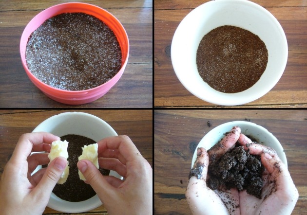 Pokyny-lúpanie-koláž-výroba-kávových jaterníc