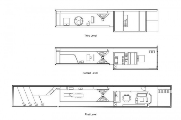 prerobený radový dom v starej a modernej architektúre v Sydney