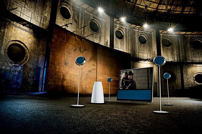 reproduktor subwoofer dizajnér zvukový systém bang a olufsen reproduktorový systémový reproduktor subwoofera od spoločnosti Bang a Olufsen