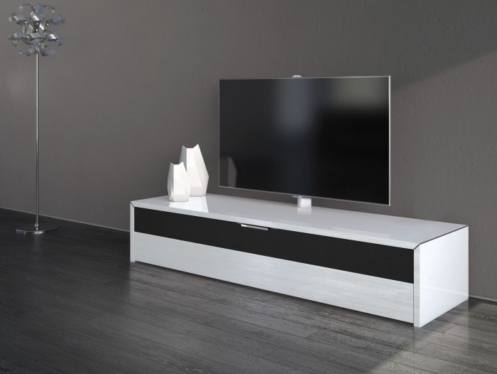 moderný-tv-lowboard-hi-fi-systém-lak s vysokým leskom-LB-Schnepel