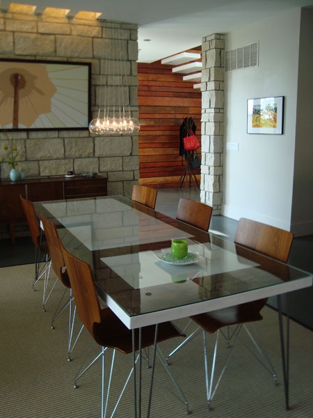 ekologická architektúra kamenný múr v Kansase ekologický dom - interiérový dizajn