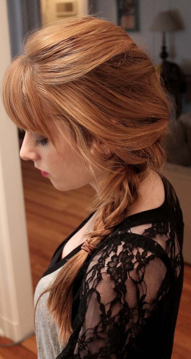 Pletenec z rybej kosti sa prevedie na bočný oplet ryšavý-bočný-vrkoč-návod-profil