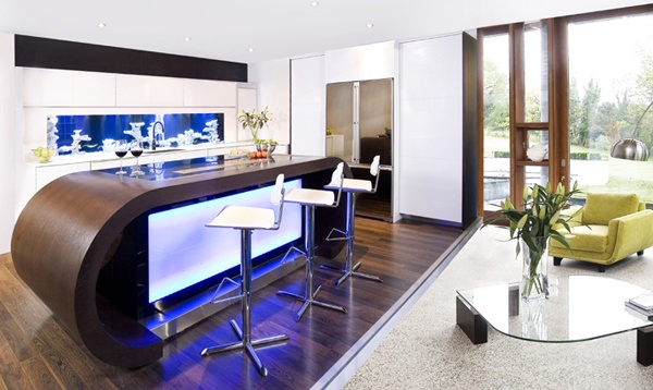 Dynamický moderný dizajn kuchyne