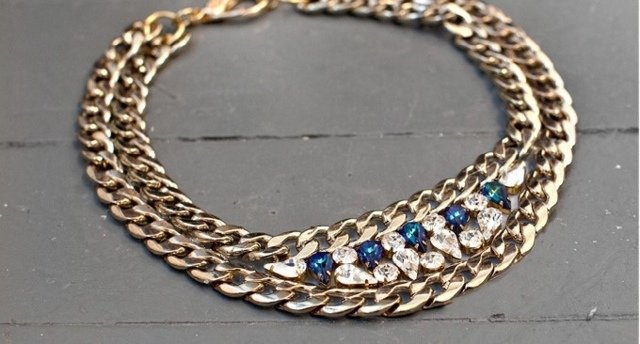 retiazkový krk návod príslušenstvo každodenné kamene modrá