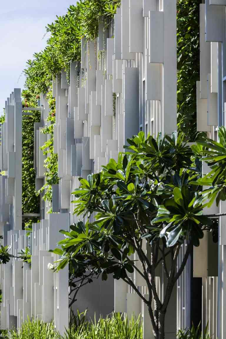 Pôvodný nápad na ochranu súkromia a slnka ako riešenie v horúcom tropickom podnebí