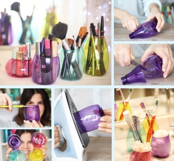 nápad na recykláciu plastových fliaš