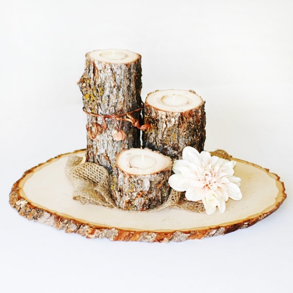 Tieto druhy dekorácií sú vhodné pre svadbu vonku diy-jeseň-svadba-nápad-drevené disky