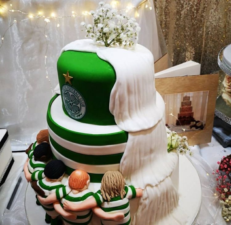 Vrátane pánskeho hoby v torte - svadobnej torty so športovou tematikou