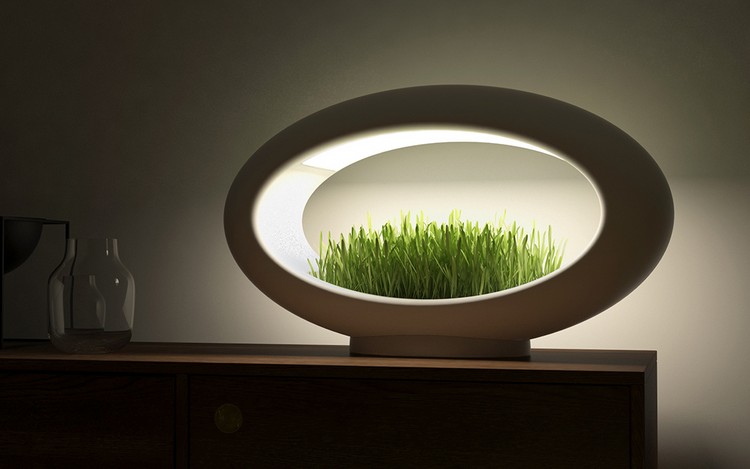 Stolná lampa vyžaruje mäkké nepriame svetlo led-stôl-svetlo-mini-záhrada-mäkké-svetlo-moderné