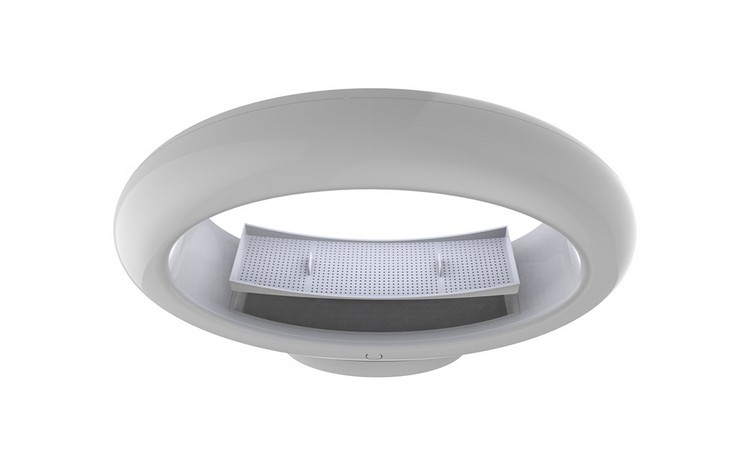 Stolná lampa v bielom prevedení LED stolná lampa mini záhradný koncept dizajnu