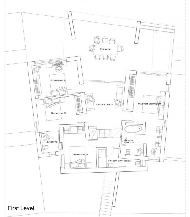 plán súkromného sídla-Anglicko-krásny dom