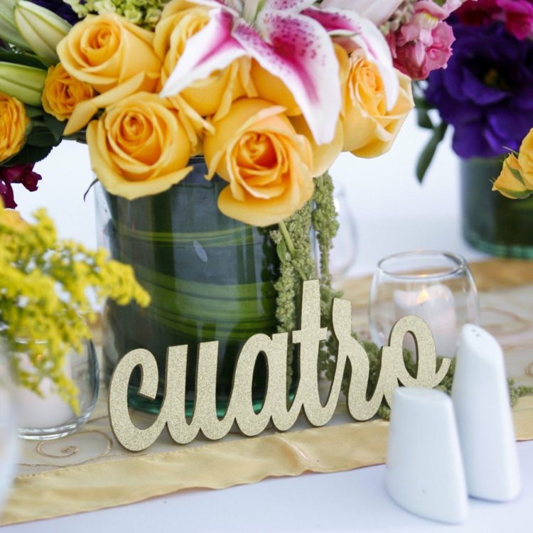 Vďaka dekorácii stolu v cudzom jazyku sa každý cíti vítaný