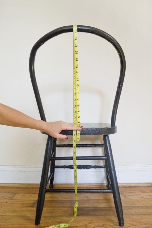 stará stolička vyrobte si vlastný projekt meradla pásovej opierky stará stolička človeka projekt zadného meradla