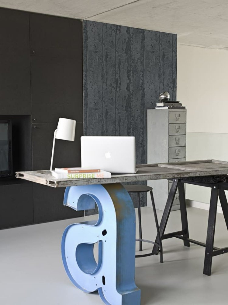 Postavte si písací stôl, stôl, stôl, kov, dvere, stôl