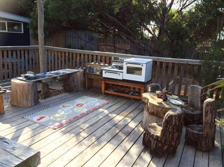 detské ihrisko záhradná kuchyňa stará rúra