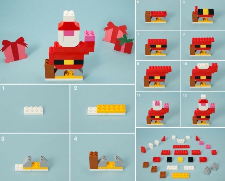 Vyrobte si Santa Clausa z kociek Lego nicholas-drotár-lego-nápad-návod-jednoduché-stavebnice