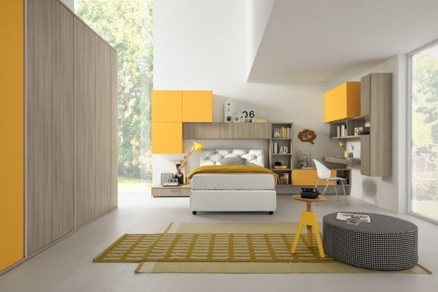 Zrelý-moderný-nábytok-tému-dospievajúci-izba-kvalitný-drevený-nábytok