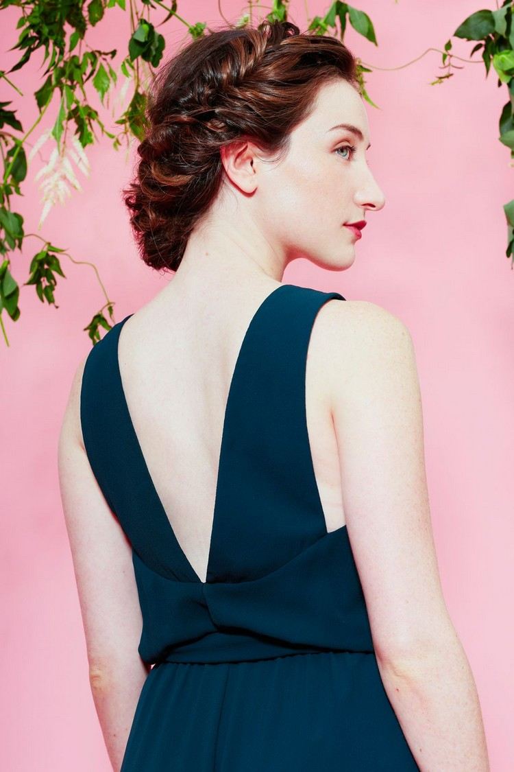 účesy svadobný hosť updo rybie kosti vrkoč dámy