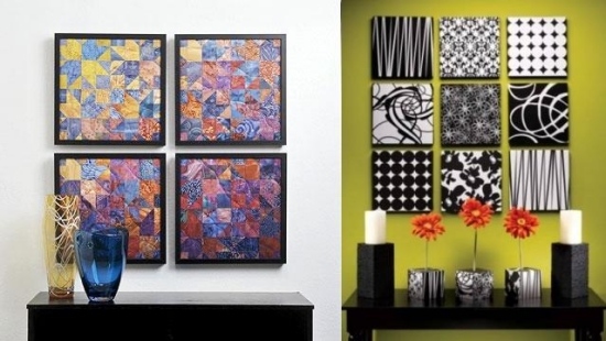 Nástenný dizajn chodba gobelín gobelín čiernobiely vzor