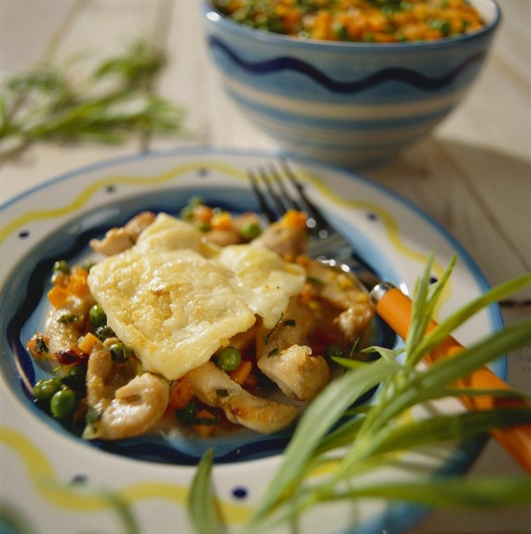 Raclette-recepty-nápady-kura-zelenina-hrášok-med-obed-večera