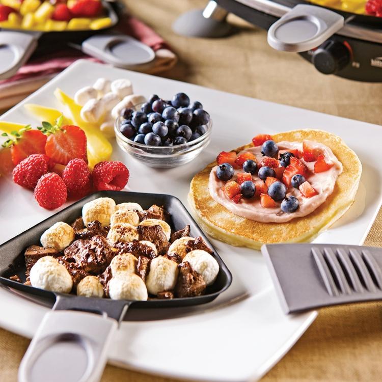 Raclette-recepty-nápady-sladký-dezert-dezert-urobte si-dezert-ovocie