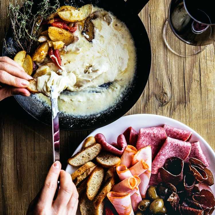 Raclette recepty nápady inšpirácie-chutné-jedlá-príprava-ingrediencie