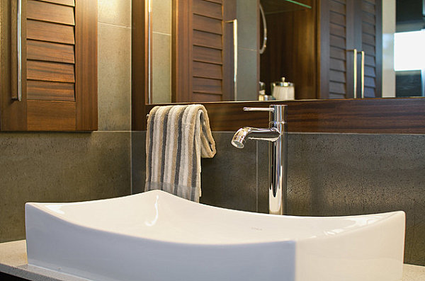 nápady na rekonštrukciu kúpeľne vyberte si umývadlo v tvare batérie nápady na obnovu kúpeľne vyberte tvarovky tvar umývadla