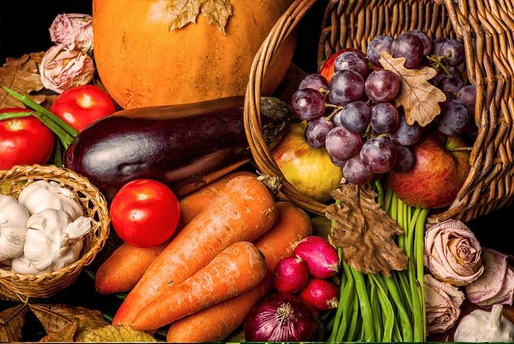 ľahké zdravé jesenné recepty zelenina ovocie