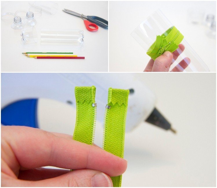 Materiály a návod na jednoduché upcyklovanie peračníkov vyrobených z plastových fliaš