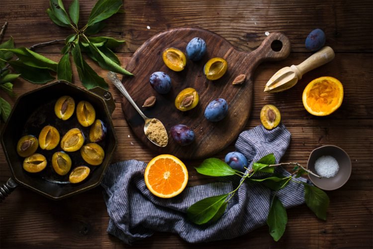 jednoduchý recept na slivkový kompót