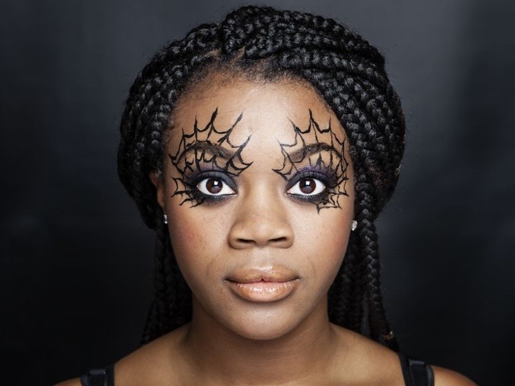 ľahké halloweenske líčenie pre ženy