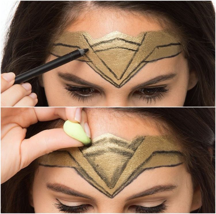 jednoduchý návod na líčenie na halloween