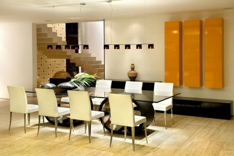 retro štýl nastaviť nápady sklenený stôl