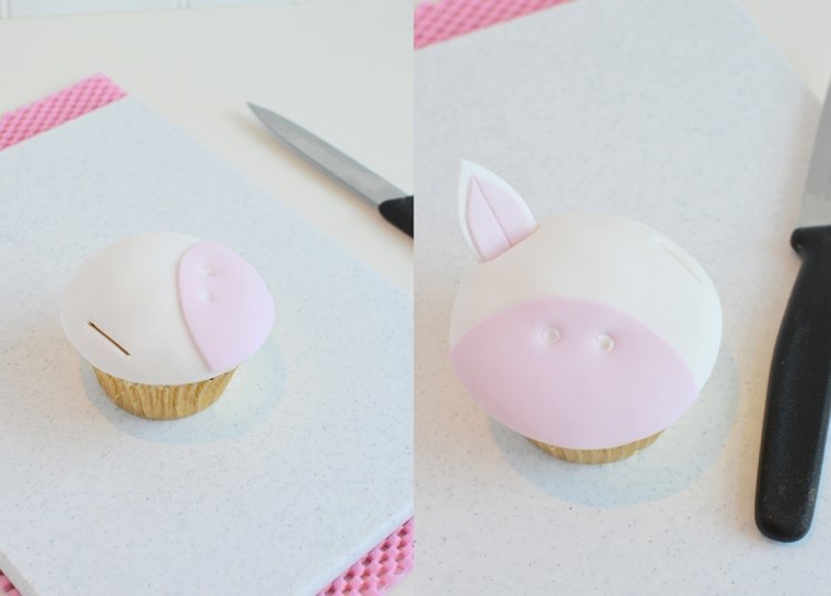 návod na uši na muffiny jednorožcov