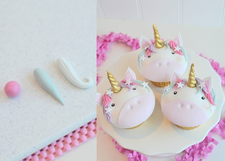 Vyrobte si fondánový kožušinový fondán z jednorožca