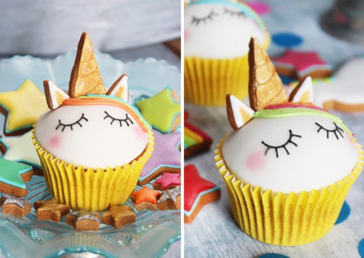 Vyrobte si ozdobu na muffiny jednorožca sami