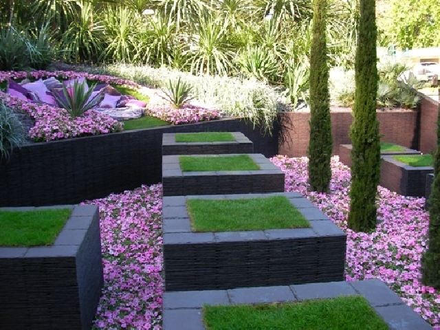 záhradný dizajn vytvára v záhrade architektonické formy